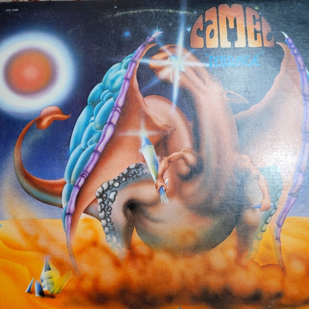 "Mirage" by Camel Album, excellent condition, special album cover art, rare!